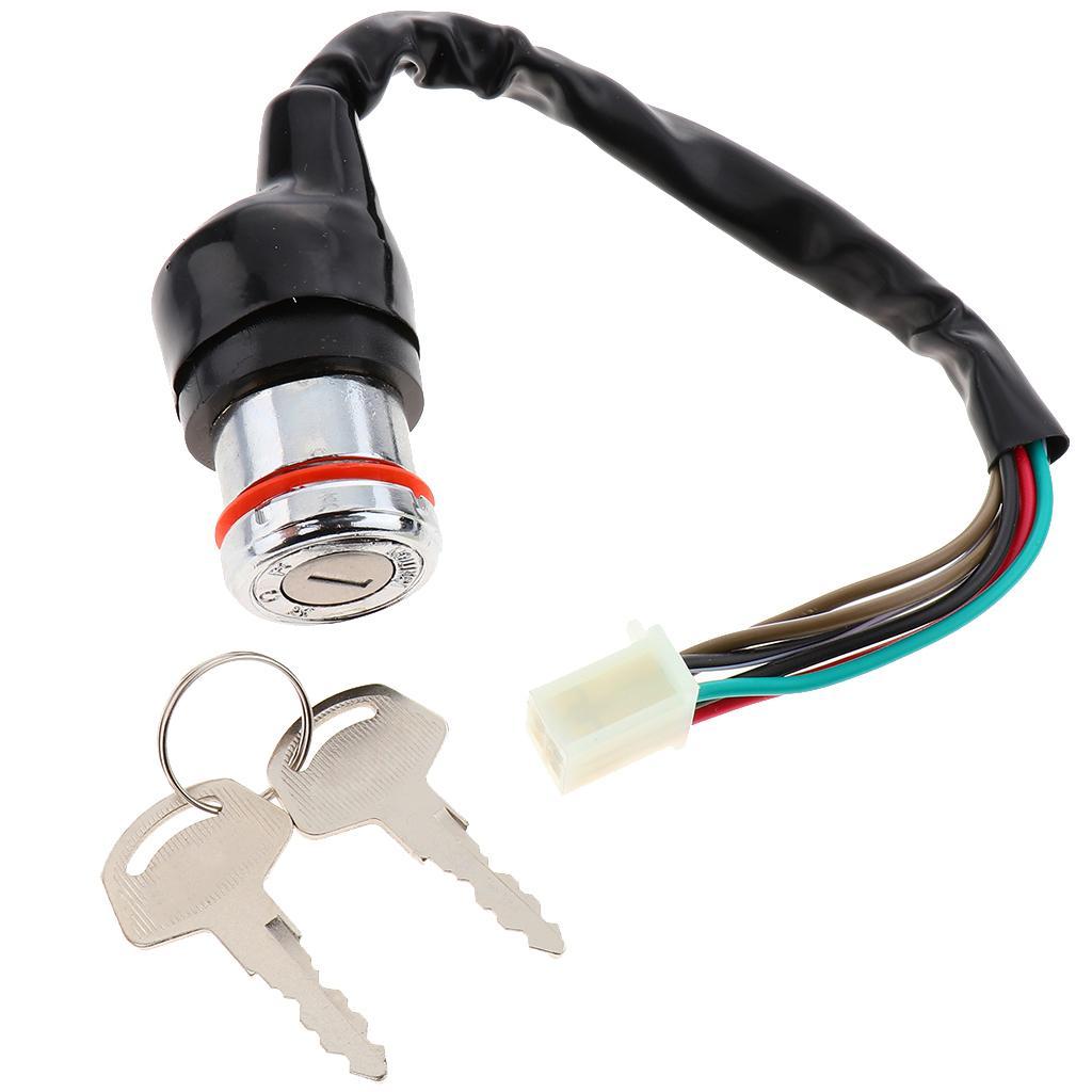 New 6 Wire ATV Ignition Key Set for for for Suzuki  125 Scooter