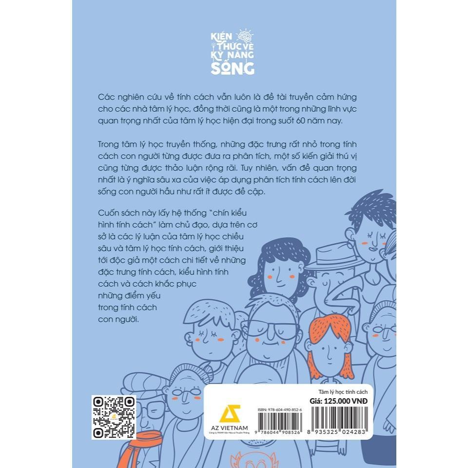 Sách - Tâm Lý Học Tính Cách - AZ Việt Nam