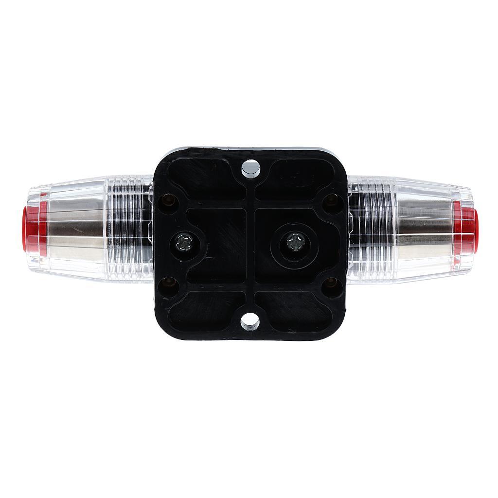 3pcs 12V-24V 20A Breaker Reset Fuse Car Boat Fuse Holder Waterproof Fuse For Protection System