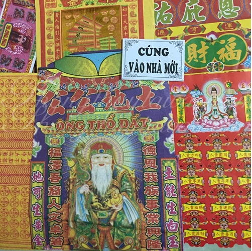 Giấy tiền cúng Nhà mới