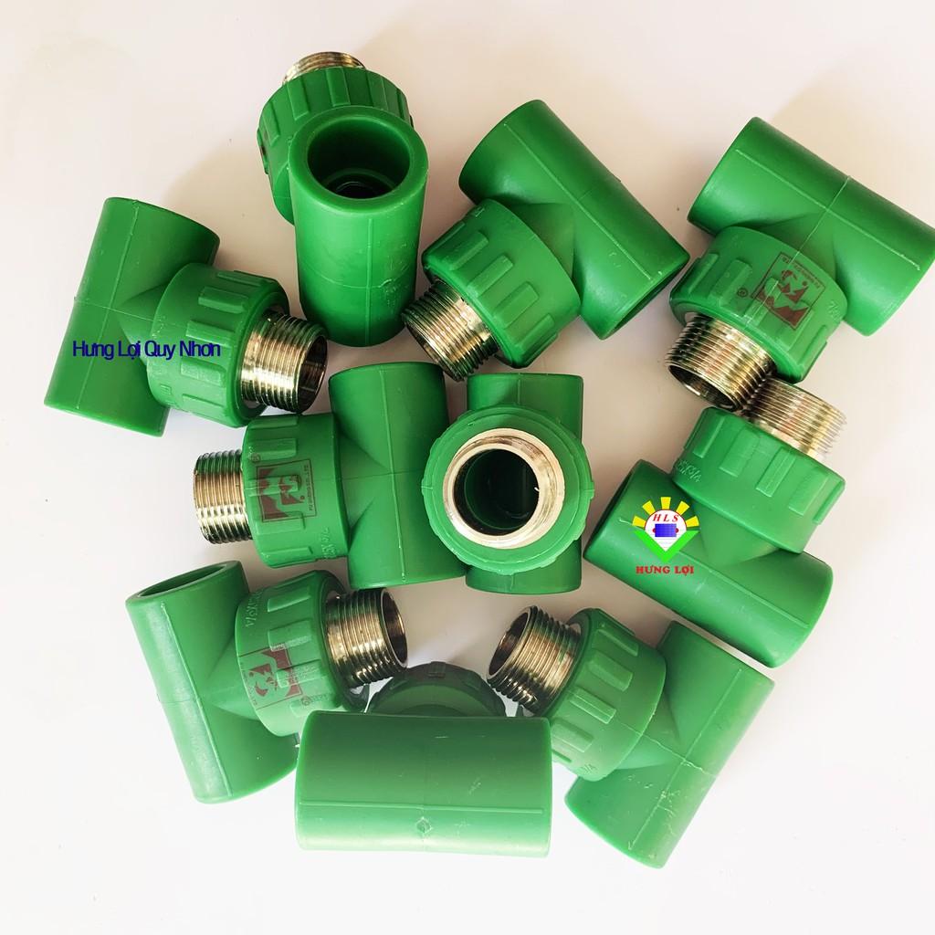 Tê ren ngoài ống nước nóng PPR phi 25-32 - phụ kiện ống nước nóng, lạnh