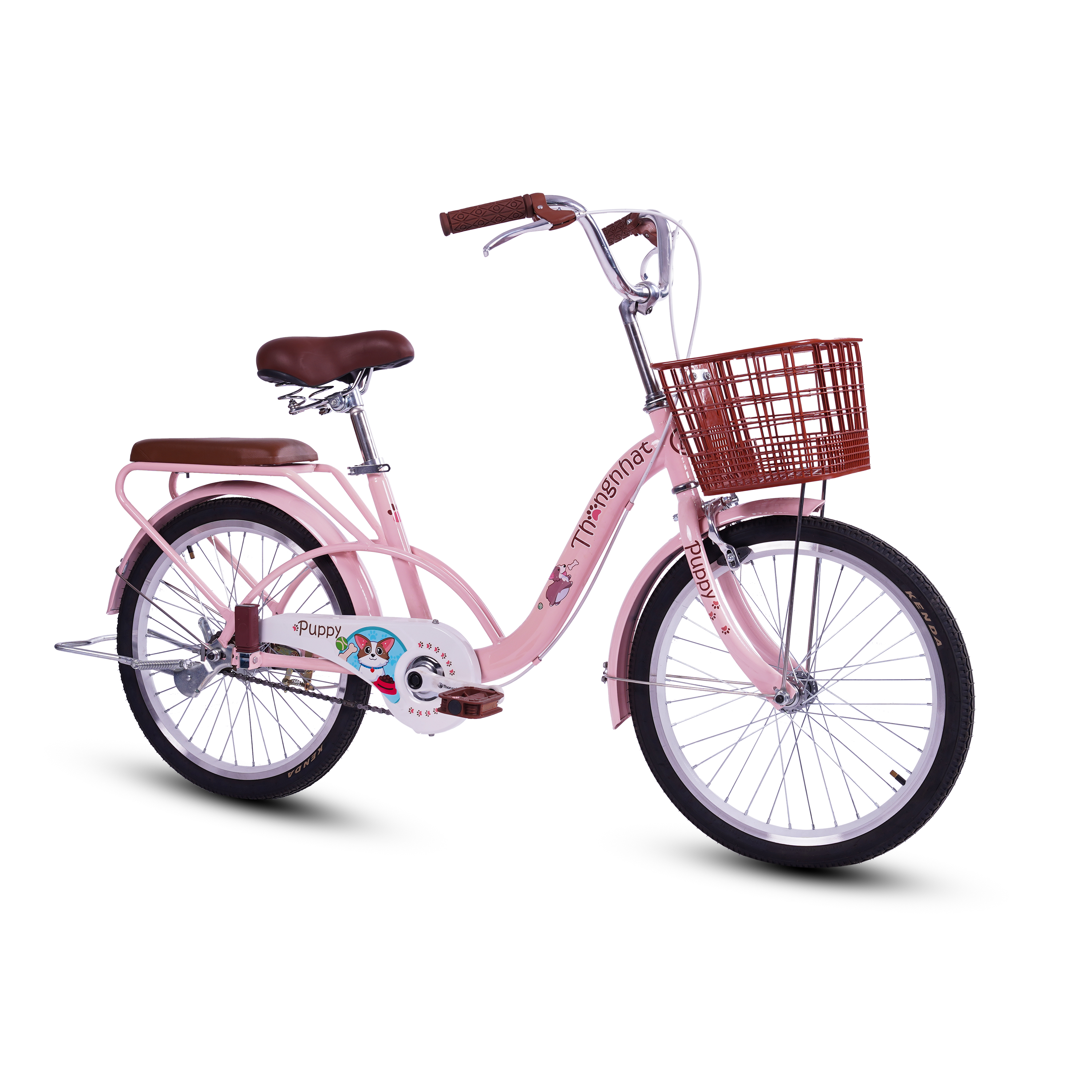 Xe đạp trẻ em Thống Nhất Puppy 20inch Phù hợp với trẻ cao từ 1m20 đến 1m40