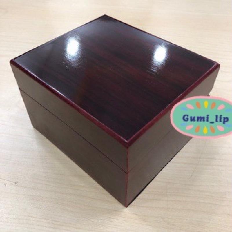 Hộp đựng đồng hồ bằng gỗ cao cấp sang trọng size 13*13*9 cm