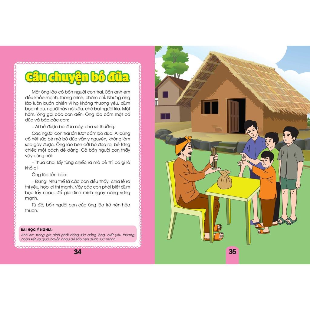 Sách - Combo 2 Quyển Truyện Ngụ Ngôn Và Câu Hỏi Thực Hành Ý Nghĩa - 95 Câu Chuyện Ngụ Ngôn Ý Nghĩa