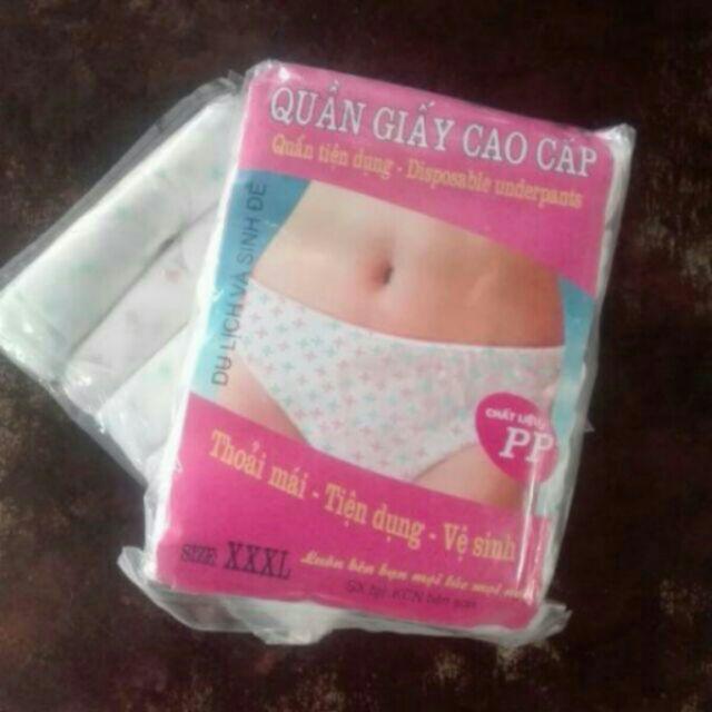 Quần lót giấy sau sinh