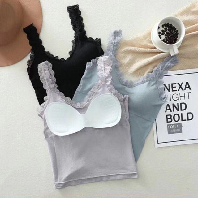 Áo Ngực Push Up Không Gọng Không Gọng,bra ren dáng dài khoét lưng sâu