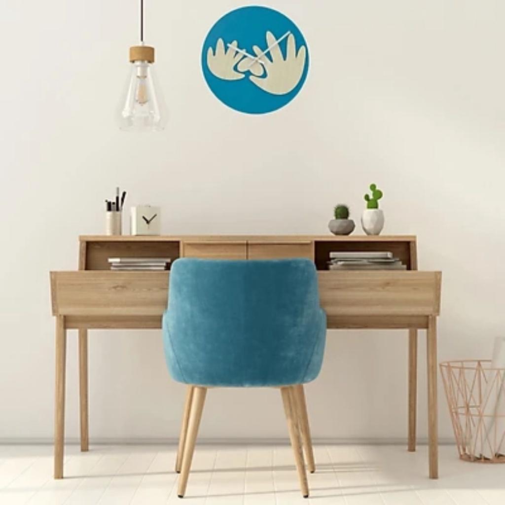 Đồng hồ gỗ treo tường handmade trang trí phòng khách, khách sạn, homestay