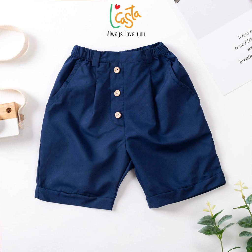 Quần short cho bé trai màu navy từ 1 đến 6 tuổi L'Casta