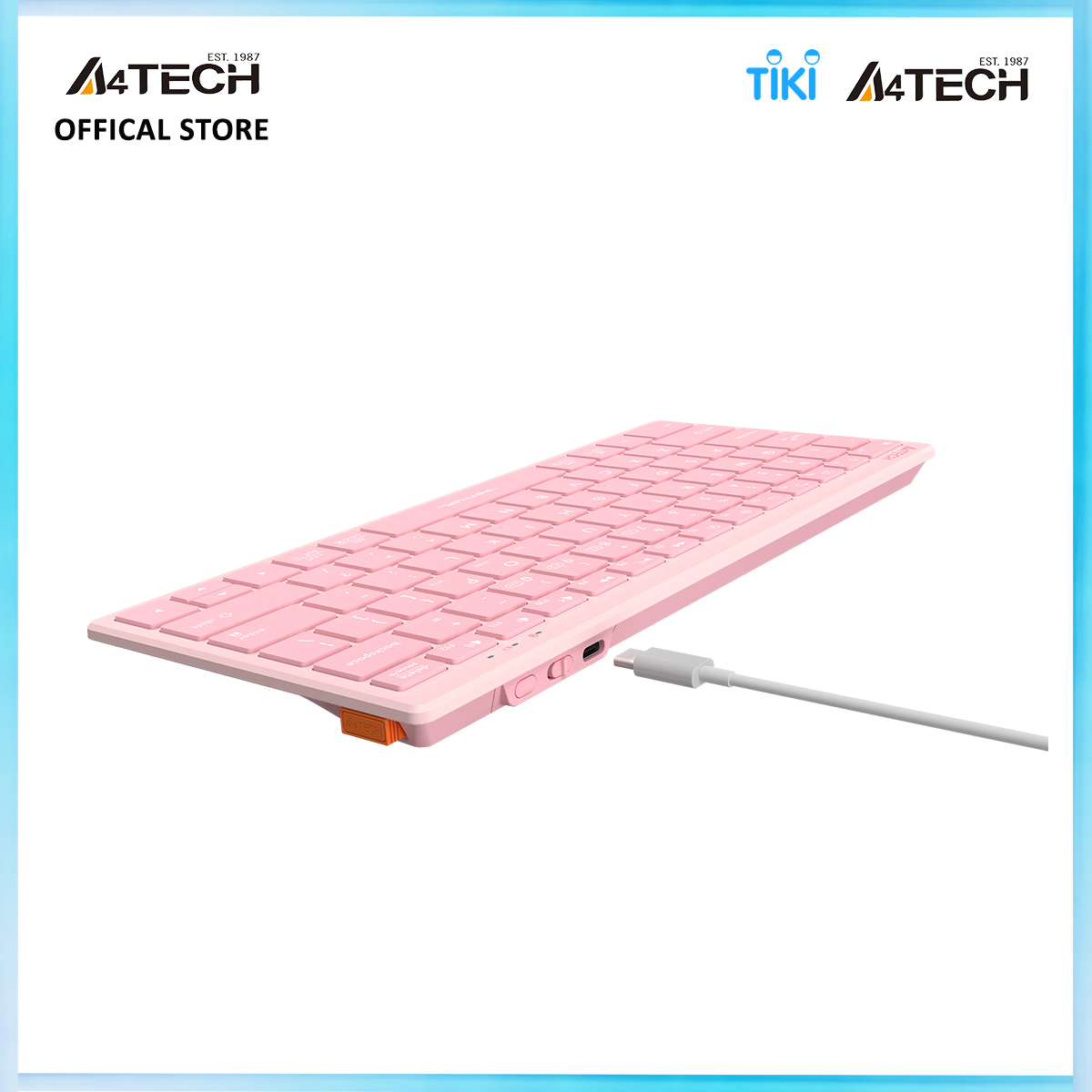 Bàn phím siêu mỏng kết nối Bluetooth & 2.4G Wireless FBX51C - Hàng chính hãng