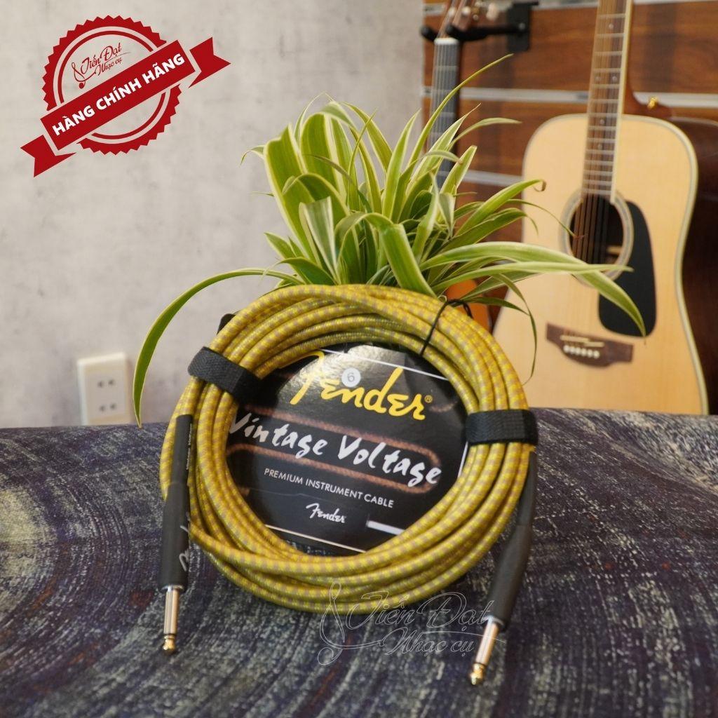 Dây Line (Jack) Guitar Ra Loa (Amply) Fender Loại 3m, 6m, 10m, Bọc Vải Chống Rối Và Không Bị Gãy Dập (Giao Màu Ngẫu Nhiên)