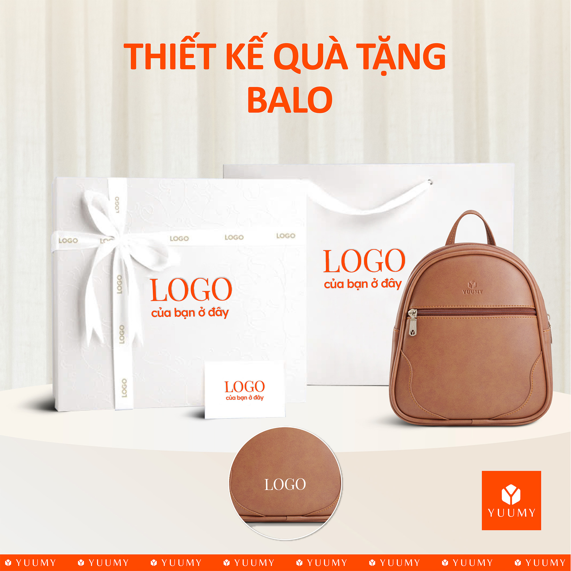 Balo Yuumy ( Thời trang nữ mini dáng tròn - Balo da Liberal YBA115 )