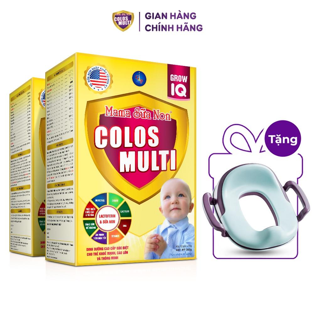 Combo 2 hộp sữa bột cho bé Colosmulti 350g - 450g [Quà Tặng bệ ngồi vệ sinh]