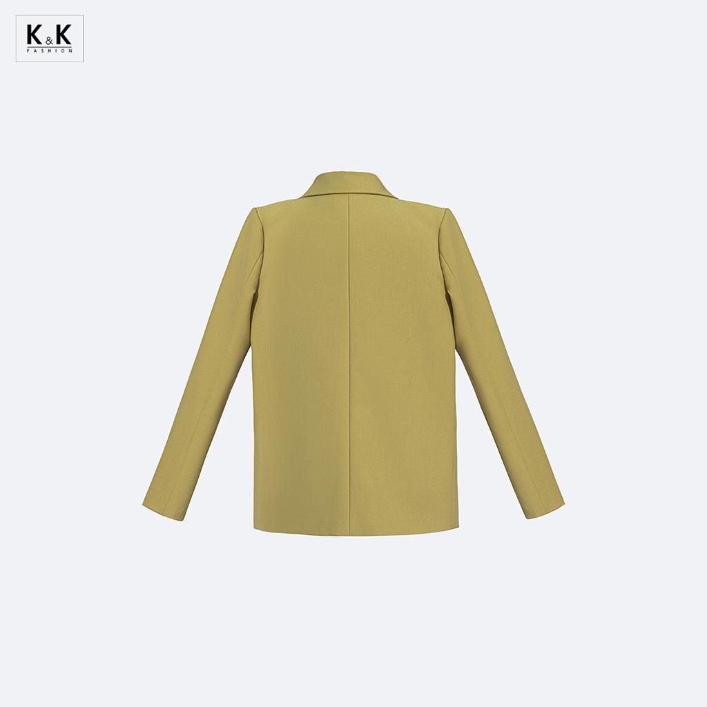 Áo blazer nữ hai túi trước K&amp;K Fashion AK11-18 Chất Liệu Teijin