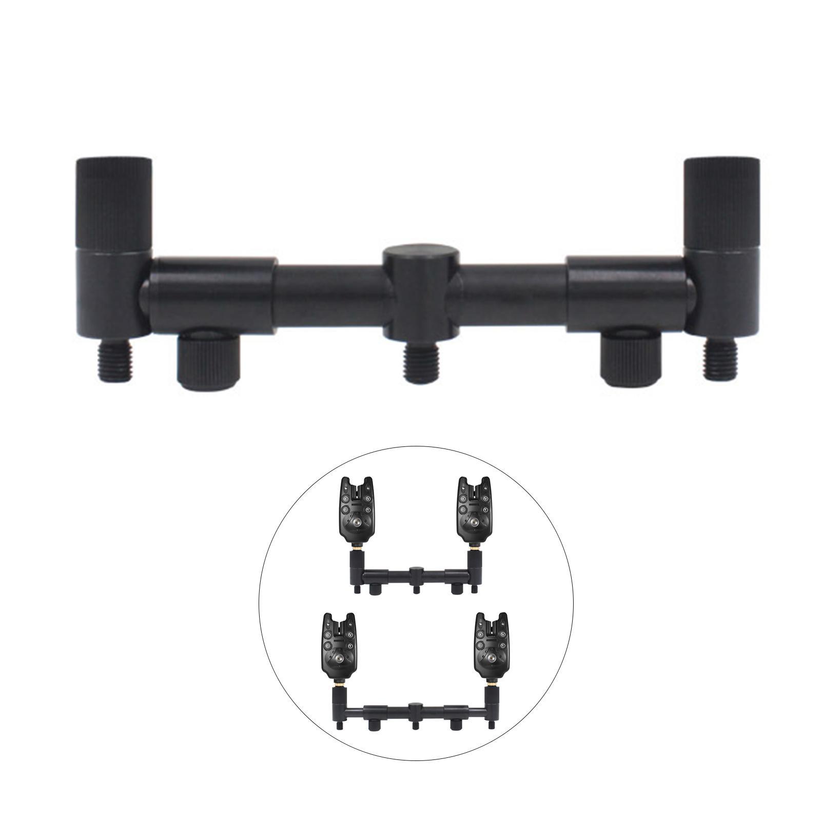 Fishing Rod Holder Buzz Bars Bite Alarm Black Aluminum Alloy Equipment Accessories