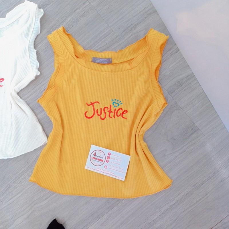 Áo Croptop Ba Lỗ Justice Siêu Yêu LH55