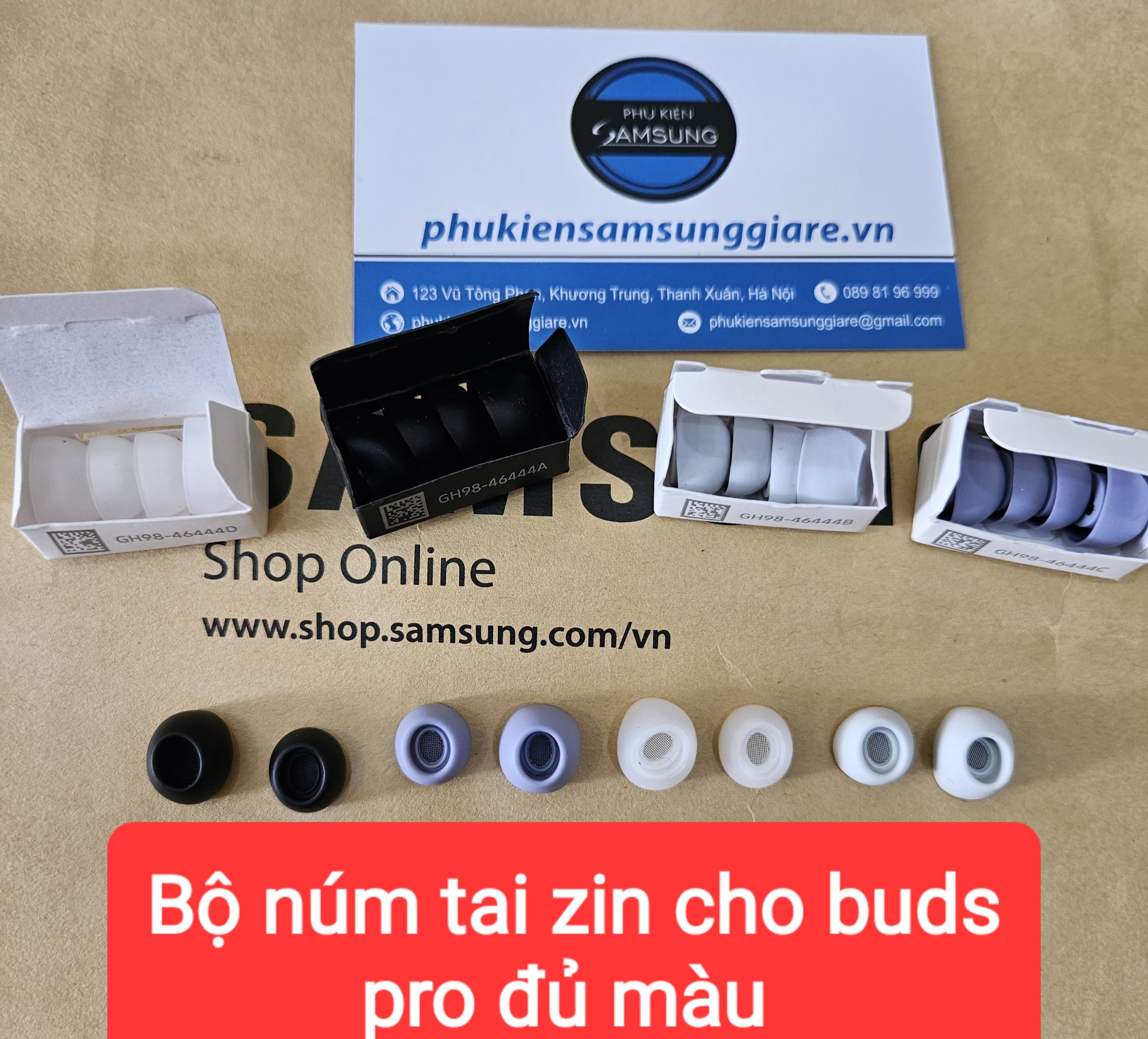Núm Tai Nghe Samsung BudsPro- R190. Hàng Chính Hãng Có Màng Lọc