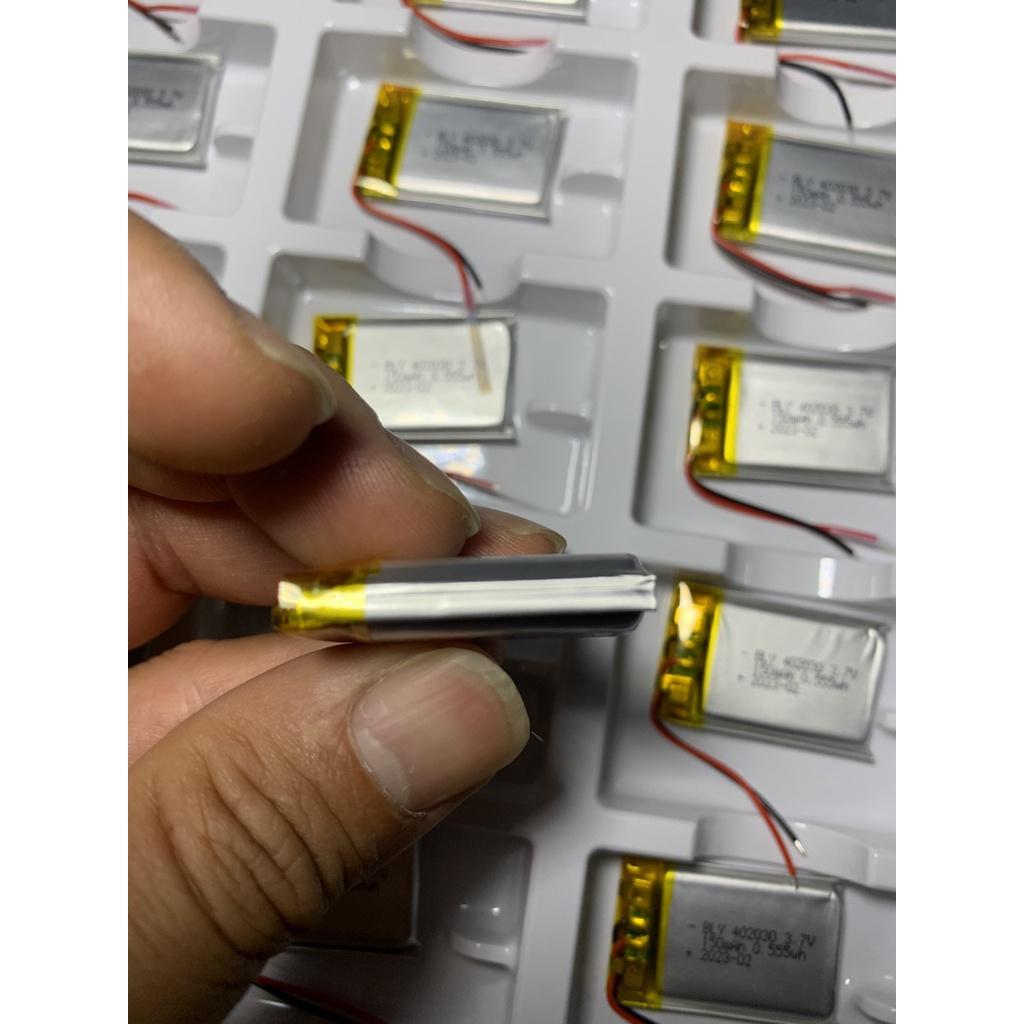 Pin Sạc Lithium Polymer 3.7V 400mah 702030 Cho tai nghe,loa Mp3 MP4 MP5 GPS PSP Bluetooth