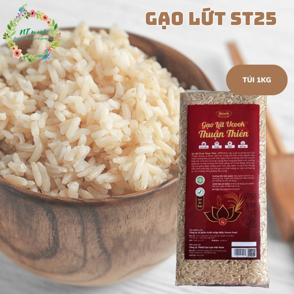 Gạo lứt ST25 - Thuận Thiên túi 1KG