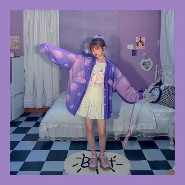 Sơ mi hoạ tiết Unisex