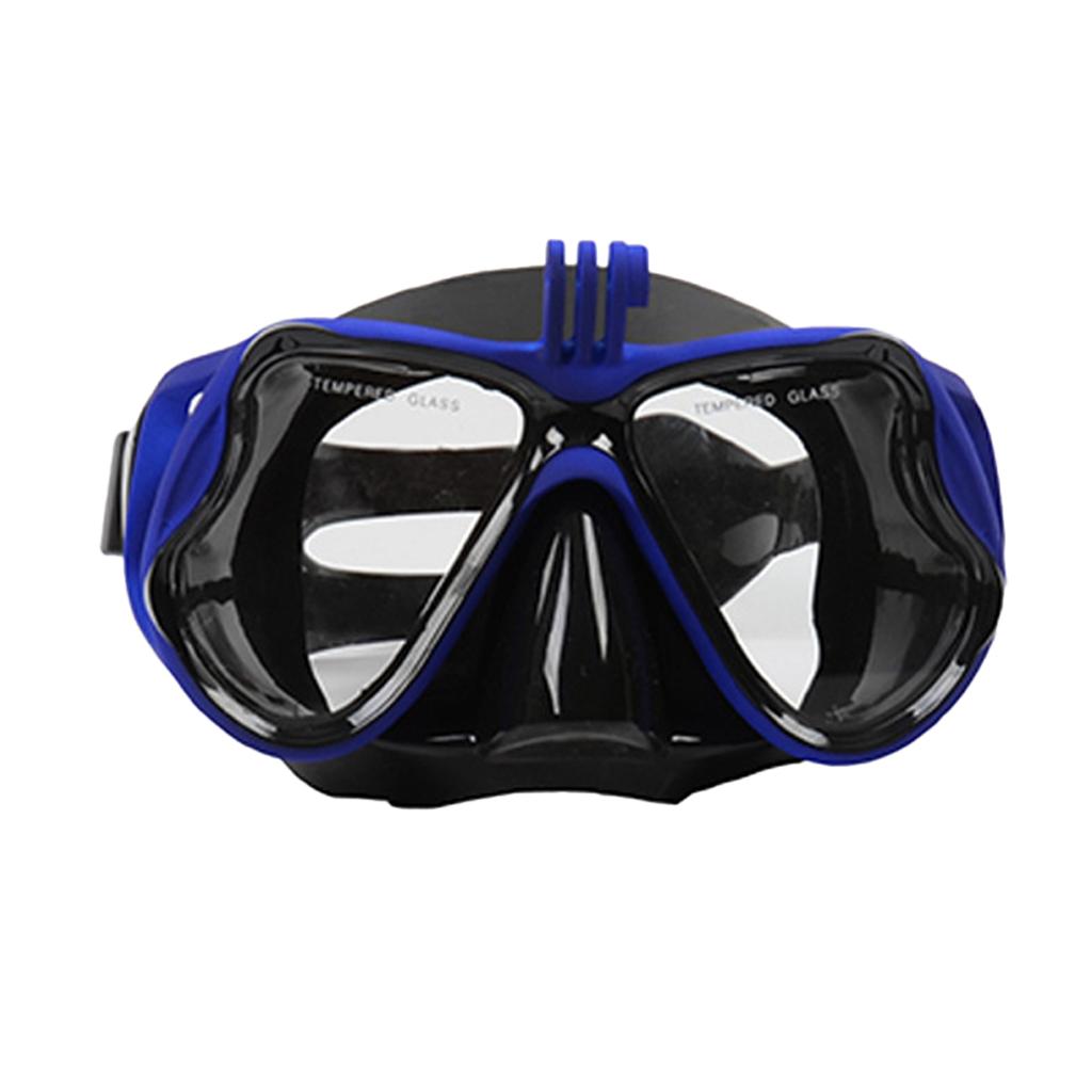 Adult Scuba Diving Mask Tempered Glasses Snorkeling Anti-Fog Goggles Pink