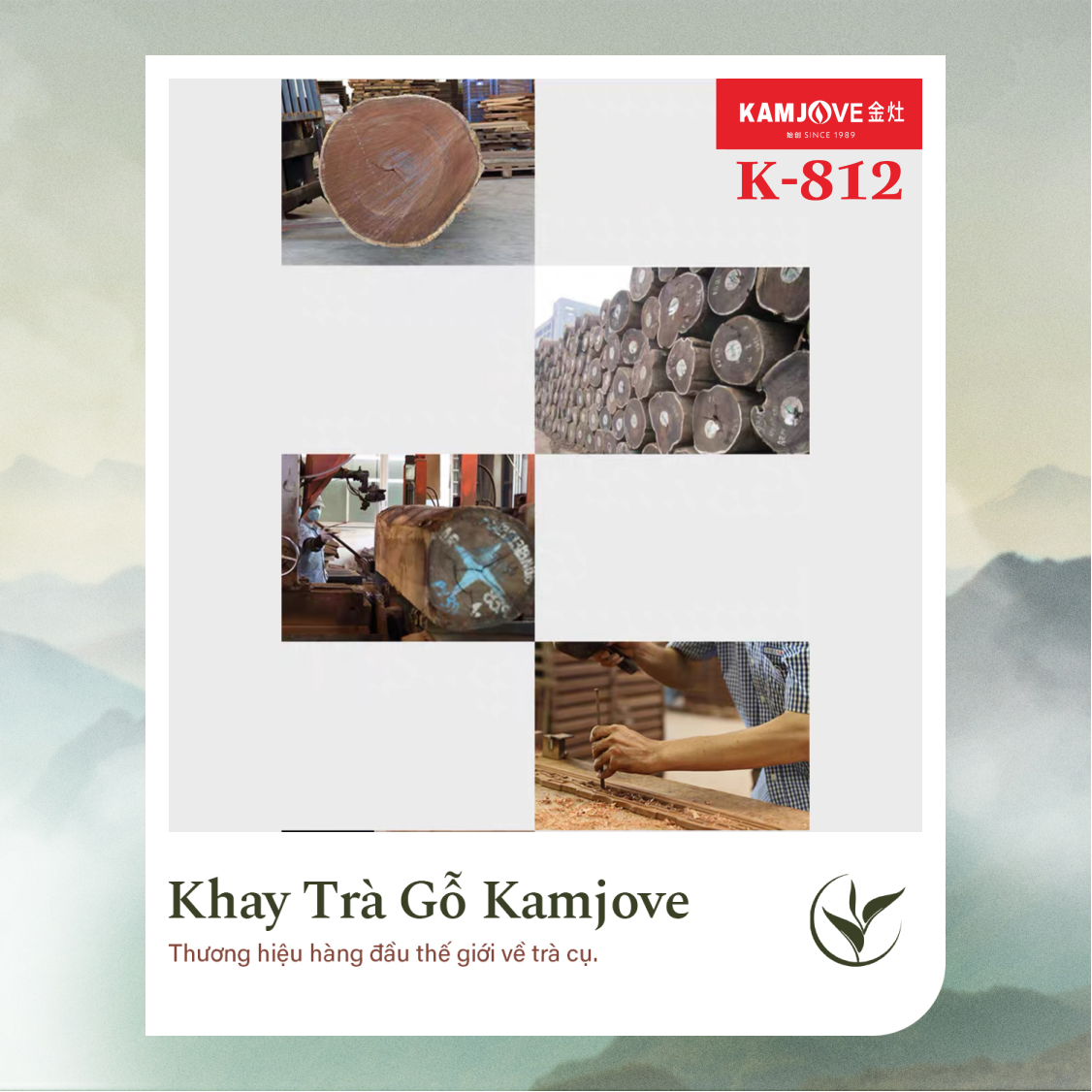 Bộ Bàn Trà Ấm Điện  K-812