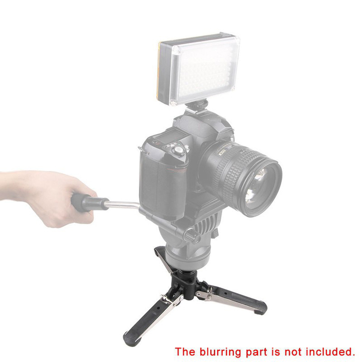 Chảng ba chân gà gắn Monopod ốc 1/4 quay video chụp Macro