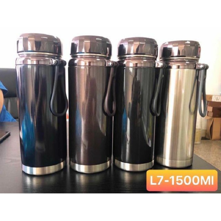Bình Giữ Nhiệt Họa Tiết Kim Cương Dung Tích 1500 ml Cao Cấp