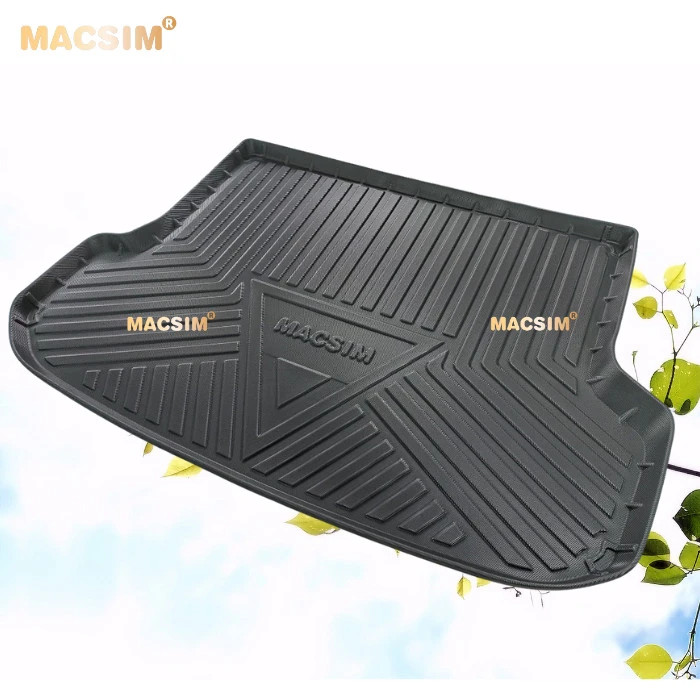 Thảm lót cốp Lexus RX 450H 2016-2022 (qd) nhãn hiệu Macsim chất liệu tpv cao cấp màu đen