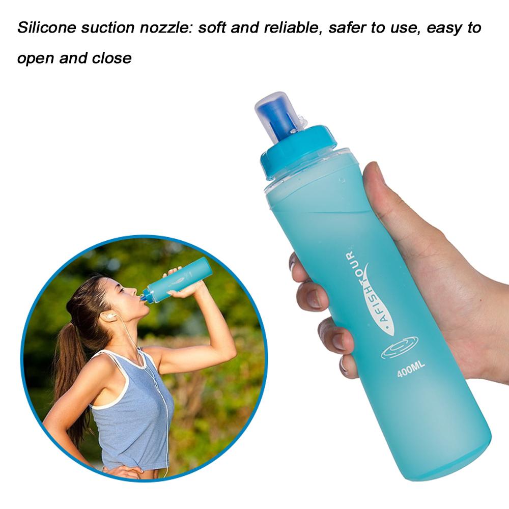 Túi nước thể thao 300ML/400ML loại mềm cầm cho hoạt động thể thao chạy bộ ngoài trời