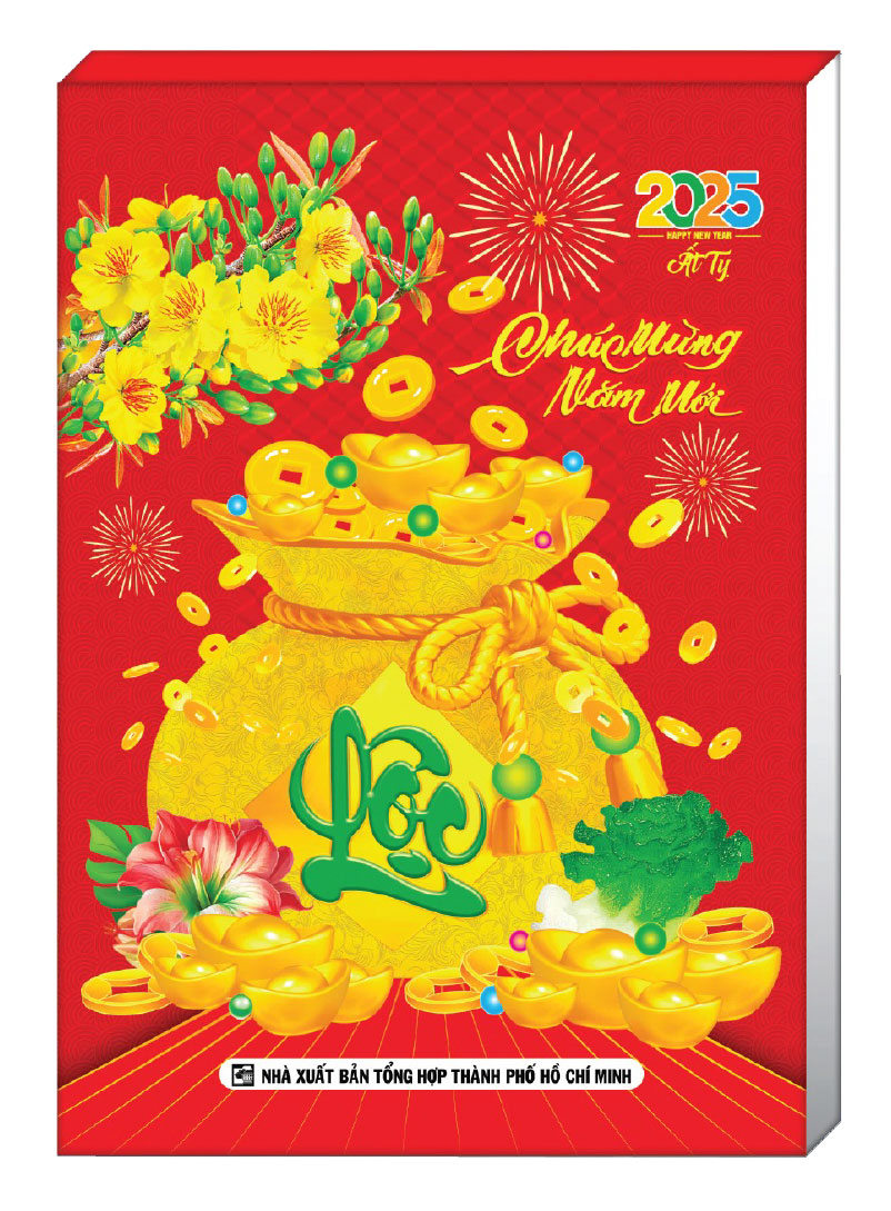 Lịch Tết 2025 - Lịch Bloc Đại Đặc Biệt 17X24Cm