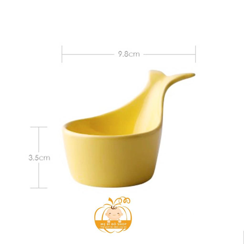 Bát Ăn Dặm Gốm Sứ Hình Đuôi Cá Cho Bé