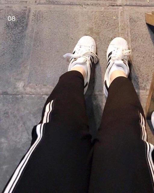 QUẦN JOGGER 2 SỌC NỮ