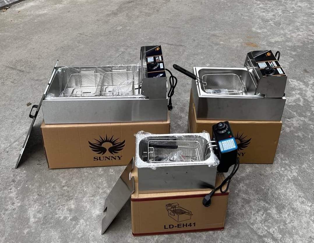Bếp chiên nhúng điện SUNNY Cao cấp 4l, 6l, 12l, Siêu bền hàng Chính hãng, Bảo hành 12 tháng
