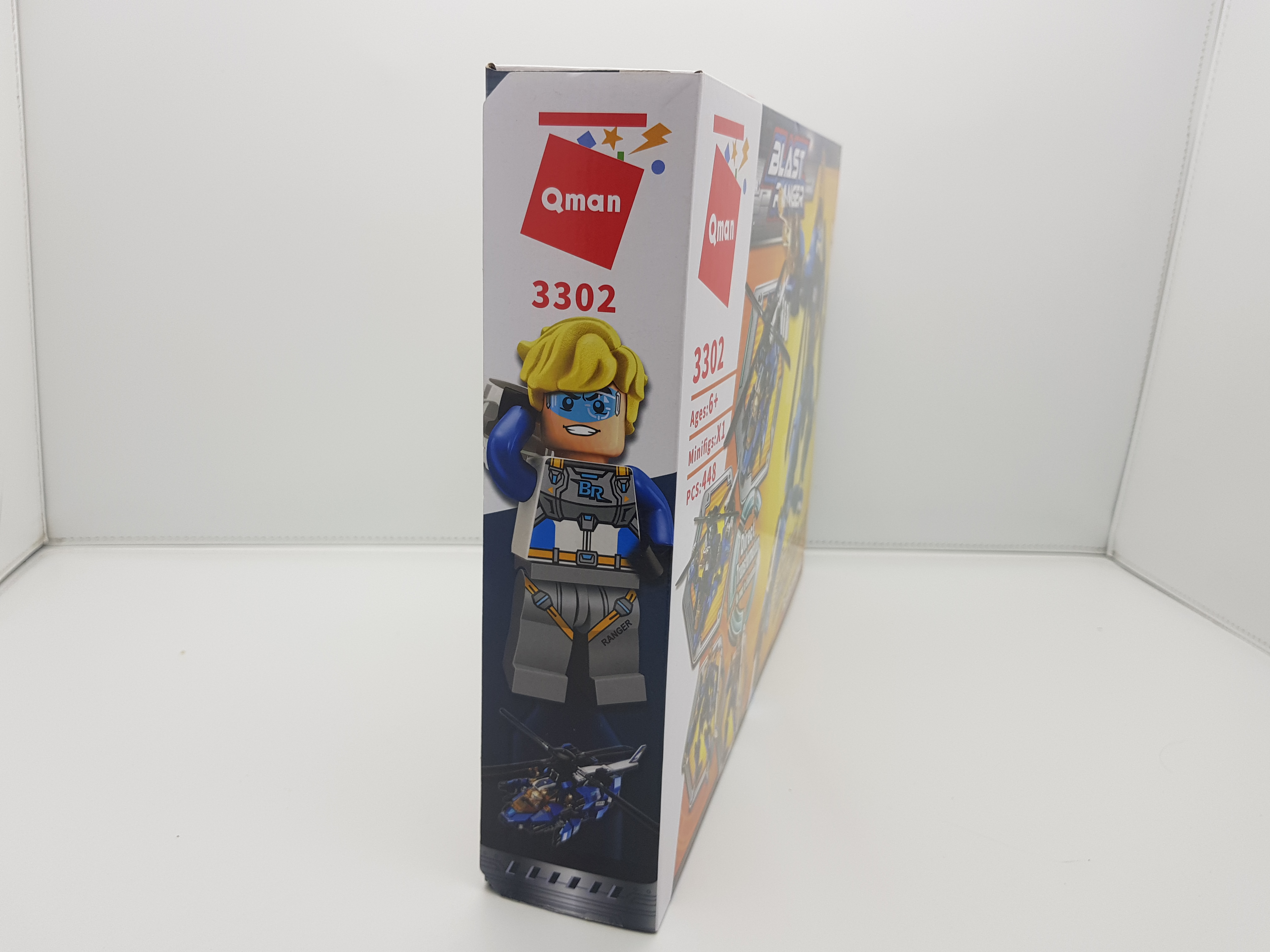 Đồ chơi lắp ghép, xếp hình Chiến binh lướt gió BR3302 QMAN Blade Warrior