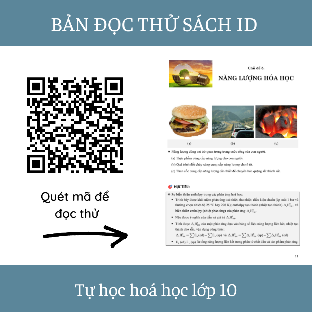 Sách id tự học hoá học lớp 10 chương trình sgk mới tập 2