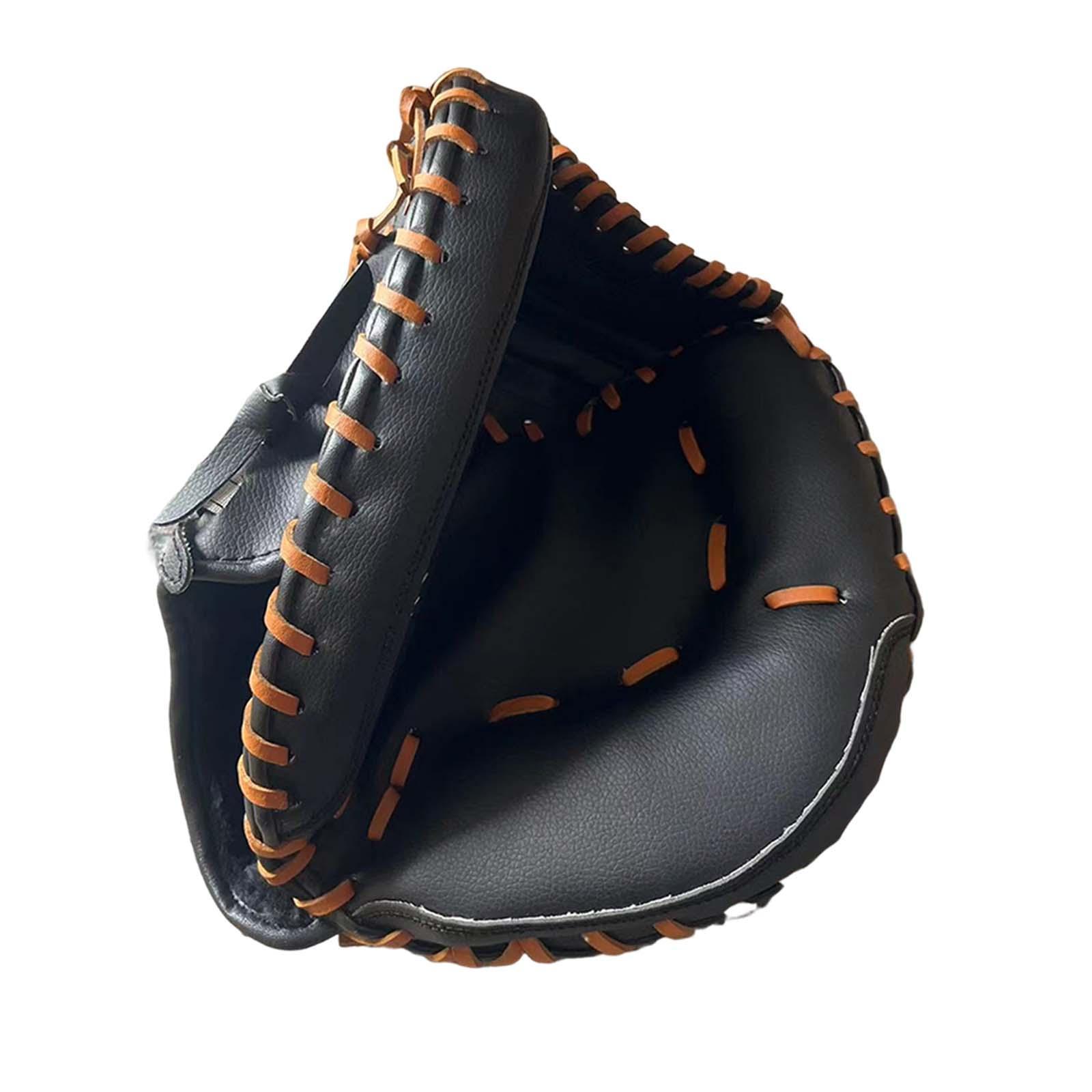 PU Leather Baseball Glove Infield Outfield Gloves Durable Catcher Baseball Softball Fielding Glove Sports Batting Gloves for Youth Adult Training
