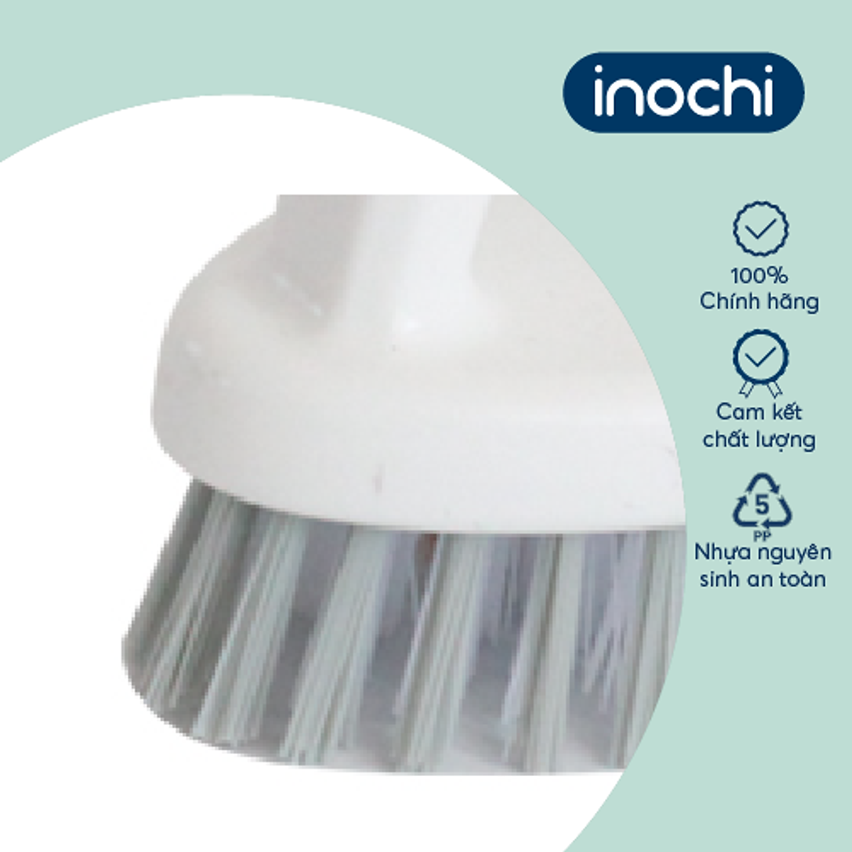 Bàn Chải Nhà Tắm Kiriei Chuẩn Nhật - Hàng chính hãng inochi ( tặng kèm khăn lau pakasa đa năng)