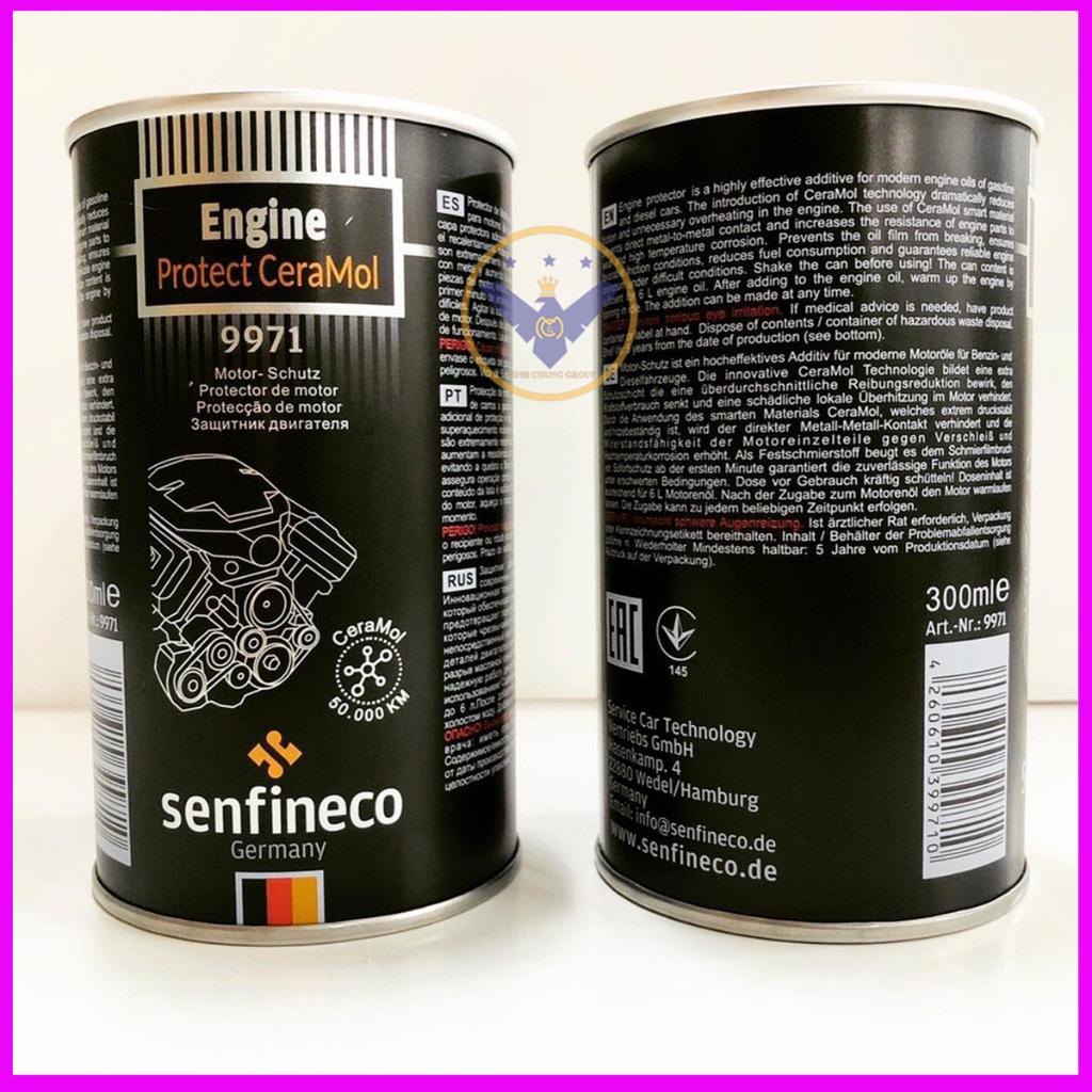 Phụ gia nhớt senfineco ceramol 9971 cao cấp thành phần nano gốm chống mài - 300ml