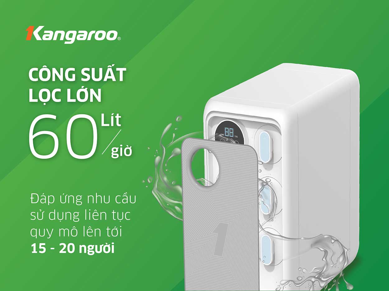 Máy lọc nước Kangaroo Hydrogen KG400HU - Hàng Chính Hãng