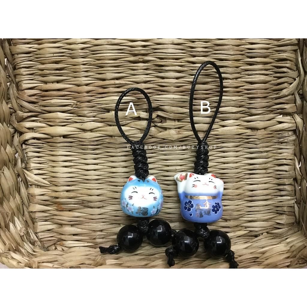 Móc khóa mèo neko may mắn