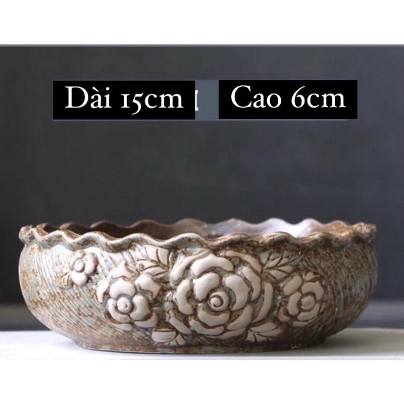 Bình gốm sứ cắm hoa/trang trí nhà cửa