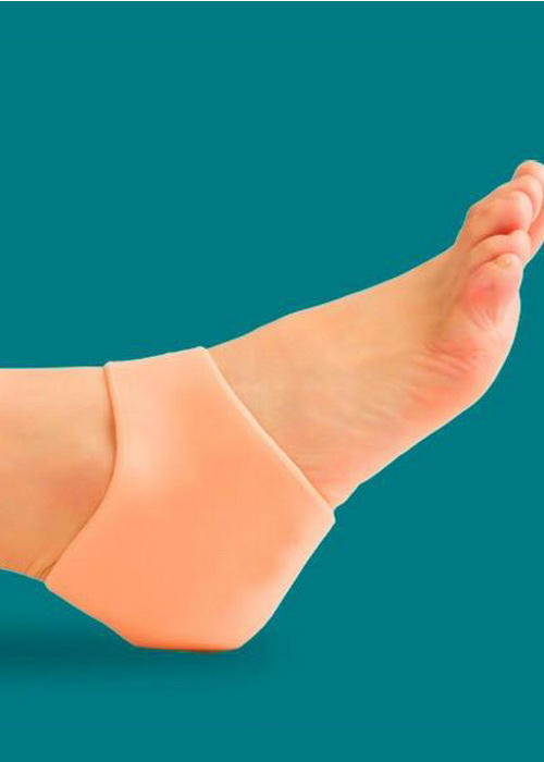 Miếng bảo vệ gót chân silicon (Màu cam)