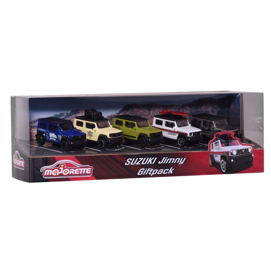 Bộ 5 Xe Mô Hình MAJORETTE Suzuki Jimny 5 Pieces Giftpack - 212053177