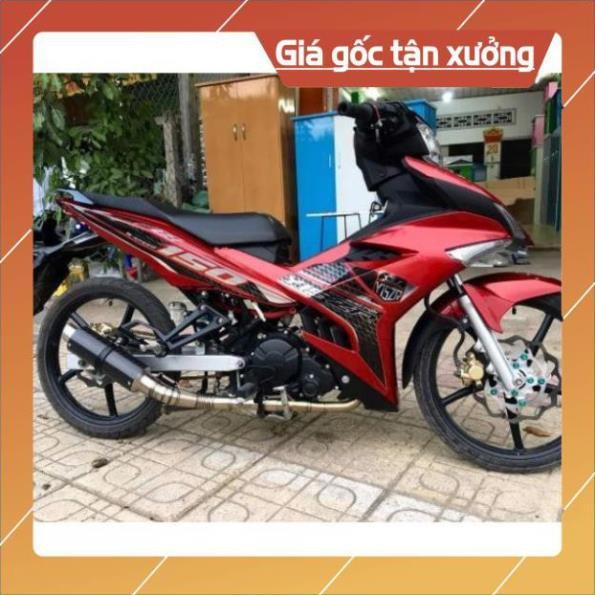 Tem rời ex 150 Yzr 15 chất liệu decal Crom cao cấp