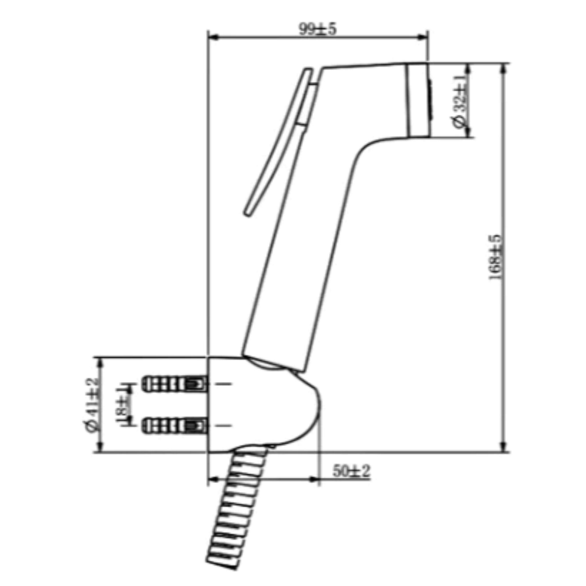 Vòi Xịt Vệ Sinh Airsense Hafele 485.95.039 – 485.95.078 – Chất Lượng Cao, Tiện Dụng - Hàng Chính Hãng
