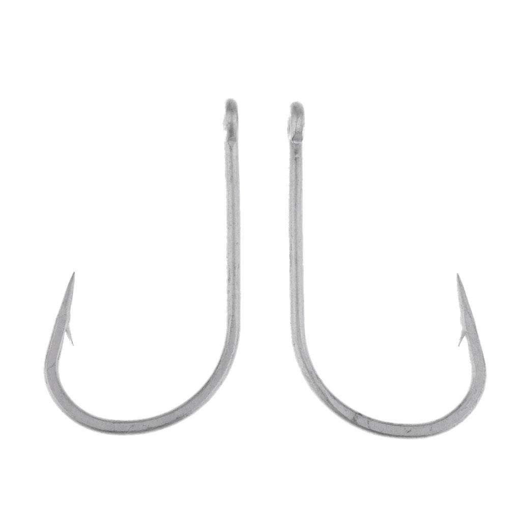 30pc Saltwater Fishing Hooks Crab Hooks Big Game Carbon Steel Sharp Hook