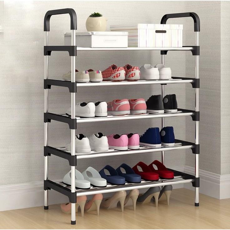 Kệ Giày Dép 5 Tầng Inox