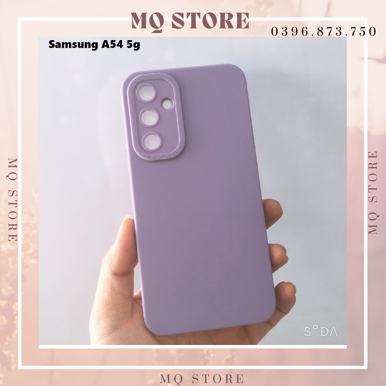 Ốp lưng viền vuông silicons chống bẫn dành cho Samsung A54 5g