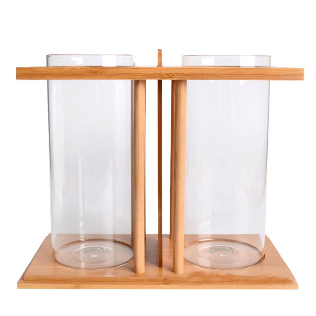 Mini   Tank Water Plant Terrarium Transparent Small Aquarium Desk Decor