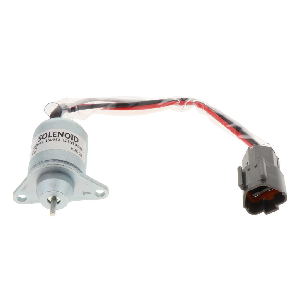 2 Pieces 1503ES-12S5SUC12S Fuel Shut Off Solenoid for Woodward Engine